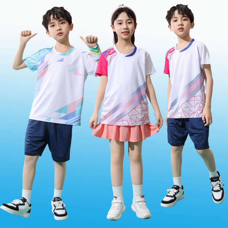 儿童羽毛球服乒乓球服速干透气