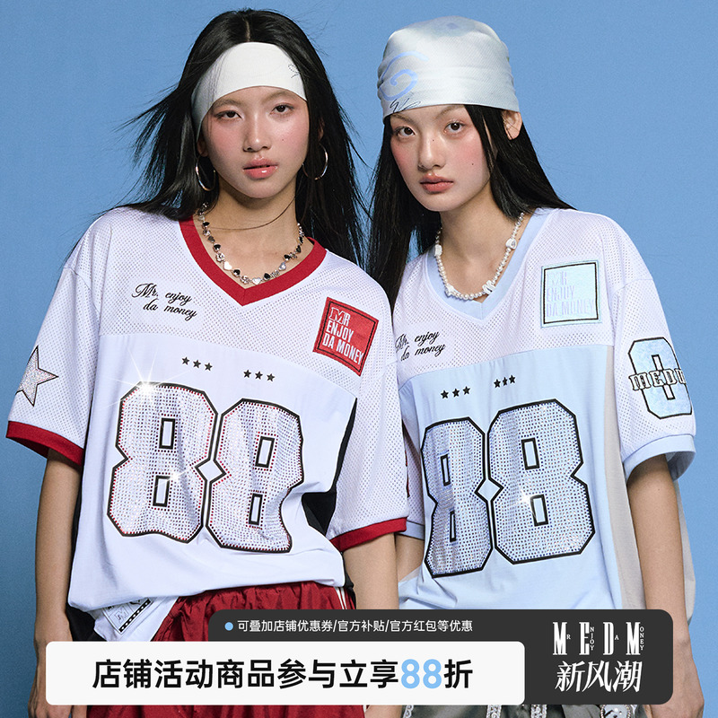 MEDM25SS网眼爆闪88短袖球衣