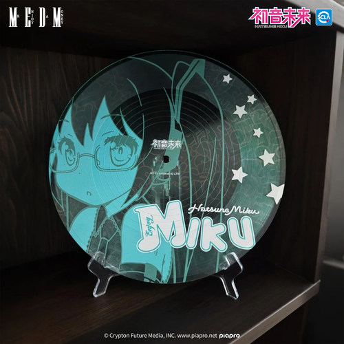 MEDMx初音未来唱片摆件小众设计感玄关装饰摆件潮流客厅饰品摆件