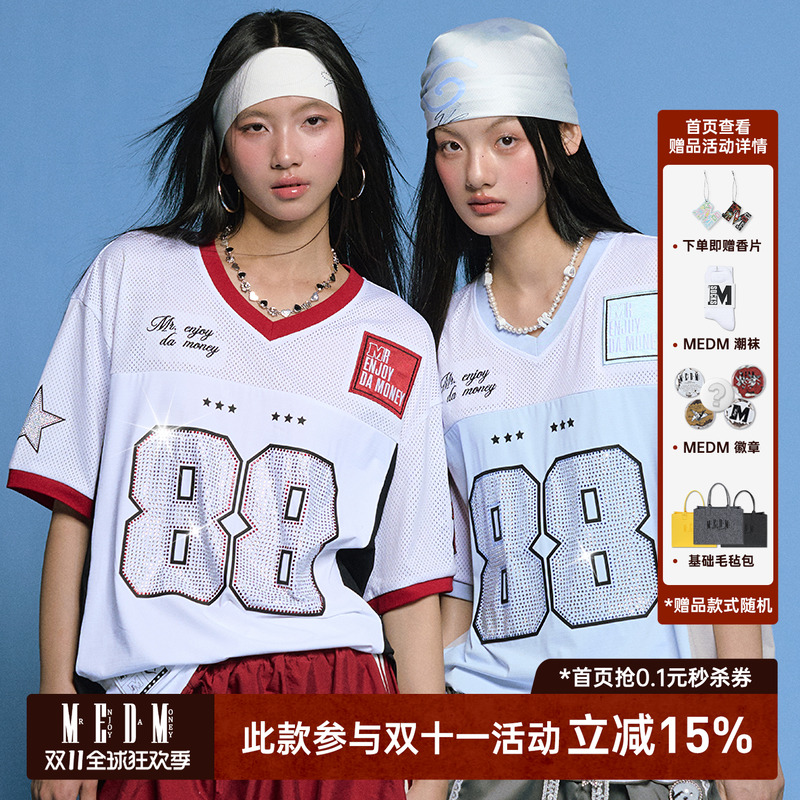 MEDM25SS网眼爆闪88短袖球衣