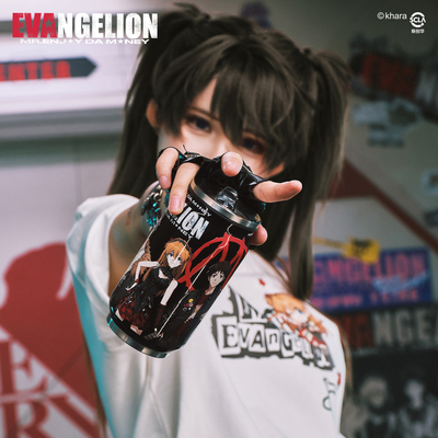 MEDMxEVA NEVER END系列动漫二次元金属水杯高颜值外带车载杯子