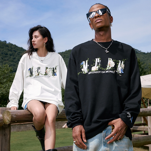 MEDM25SS藤蔓折纸山茶花长袖