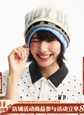 MEDM 百搭单品无帽檐保暖防寒针织冷帽美式休闲宽松舒适冬季帽子