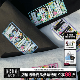 情侣上衣 男潮牌宽松五分袖 MEDM25SS花卉boxT恤女美式 复古休闲短袖