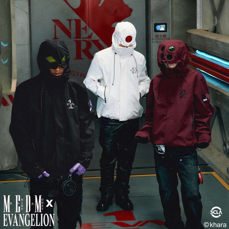 MEDMxEVA联名PVC机体结构冲锋衣