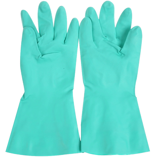 班工耐溶剂盐酸丁腈手套高性能防化工业手套耐油劳保丁晴橡胶手套