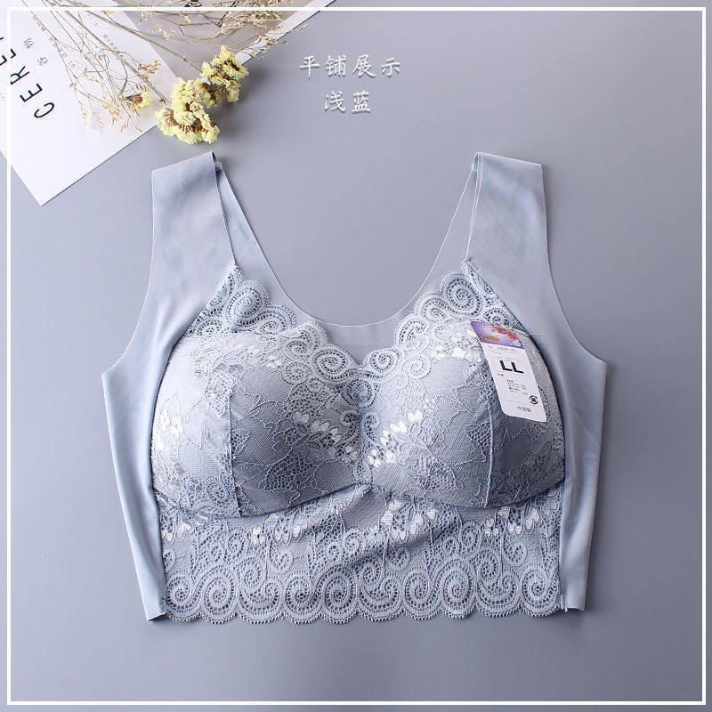 QB001薄款透气舒适美背大胸显小收副乳小胸聚拢防下垂无钢圈背心