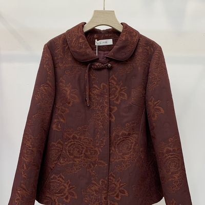 秋之歌15028新款外套中老年女装新中式风春秋装上衣喜婆婆喜奶奶