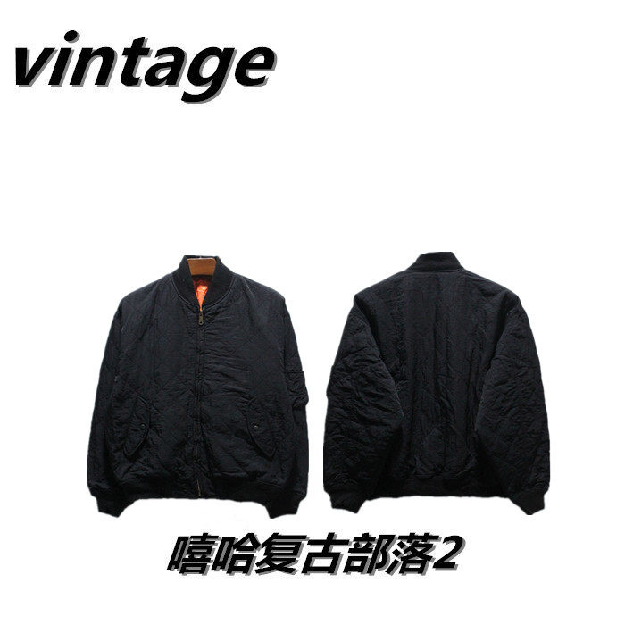 vintage vintage Foreign trade solar system Harajuku Retro winter alpha MA-1 Flight suit Jacket coatin the Men's clothing, Jacket  category - from Buy2taobao.com to provide professional Taobao agent buy service