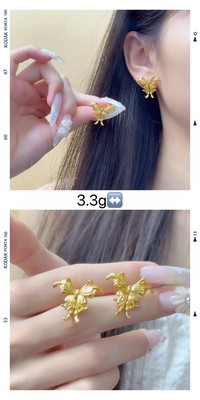 深圳水贝黄金工厂不是代，工费便宜引流金价加工费来图定制，勿拍