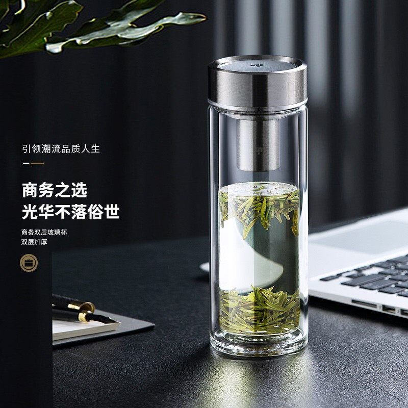 万象便携车载v148l双层玻璃杯