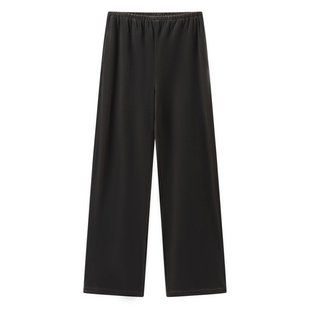 BENYI小岛微风 ROW风显高显瘦松紧丝绒阔腿裤+半裙