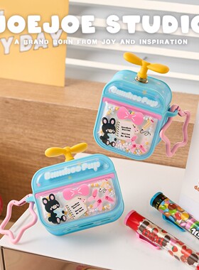 JoeJoe原创竹蜻蜓适用4代苹果AirpodsPro无线耳机保护套Pro2代磁吸耳机套三代硬壳小众可爱四代一二代