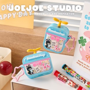 JoeJoe原创竹蜻蜓适用4代苹果AirpodsPro无线耳机保护套Pro2代磁吸耳机套三代硬壳小众可爱四代一二代