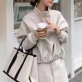 时尚春秋显瘦立领卫衣女半身裙韩版休闲运动套装女两件套装女潮流