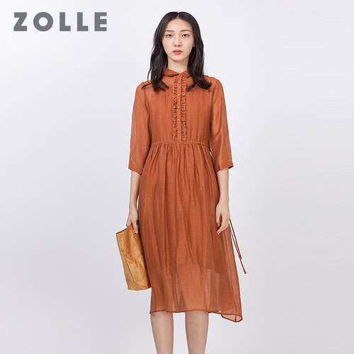 zolle因为春夏新款翻领短袖