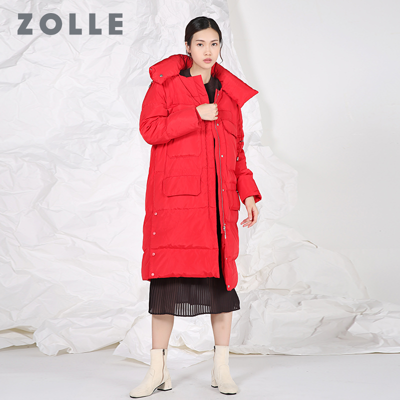 ZOLLE因为羽绒服高端大气显瘦修身流行