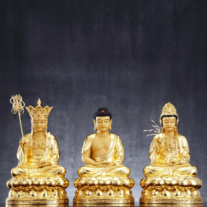 台湾纯铜观音菩萨佛像家用供奉摆件南海观世音坐像全莲铜像客厅像