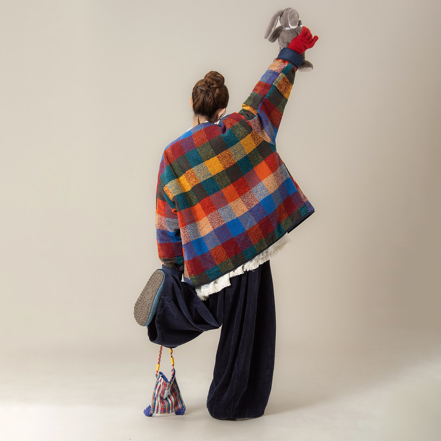 蓝色韩系穿搭复古两面穿棉服外套女冬季新款毛呢加厚宽松休闲上衣,女装/女士精品,棉衣/棉服,淘宝优惠券,粉丝福利购,淘宝优惠卷