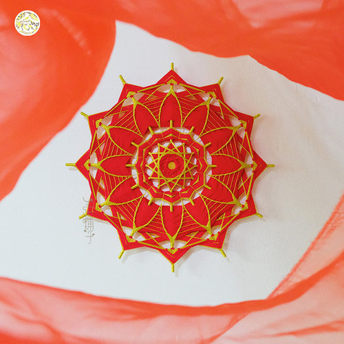 绕线曼达拉节日壁挂家饰diy材料