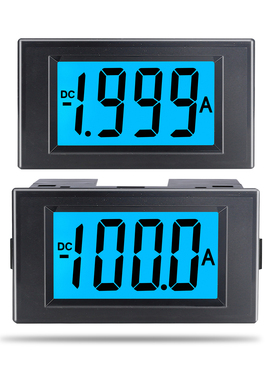 dc1a10a20a50a100a数显直流电流表正负检测显示D69-250电源AC220V