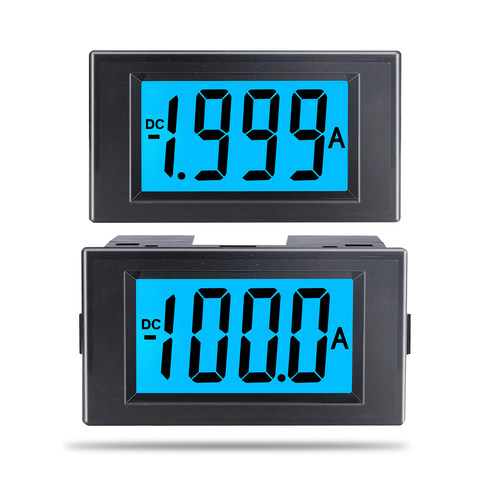 dc1a10a20a50a100a数显直流电流表正负检测显示D69-250电源AC220V