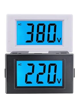交流数显数字电压表单相220v110v三相380v检测显示器D85-20 120