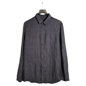 圣迪男式 0558 衬衫 亚麻长袖 休闲百搭长袖