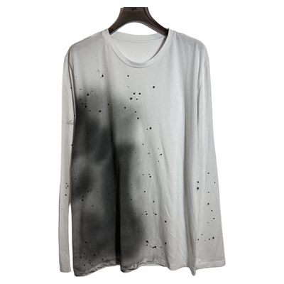 圣迪男式棉质研磨起球长袖T恤