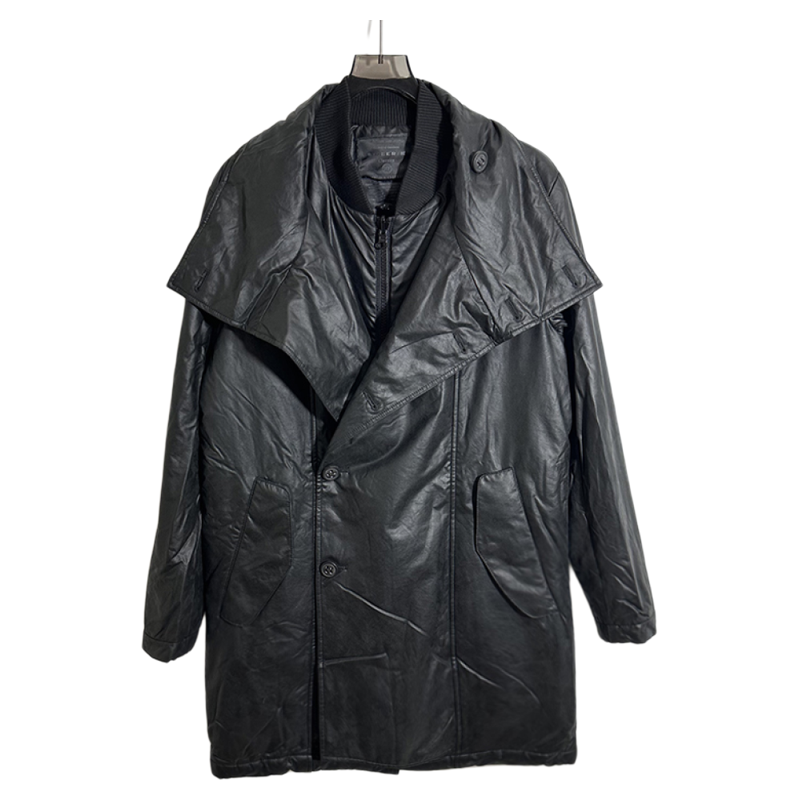 圣迪男式内拉链夹棉加绒棉衣