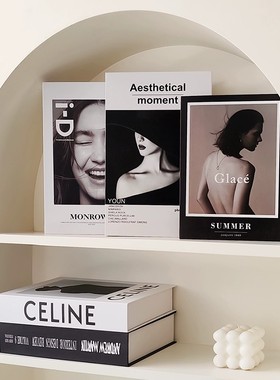 浴舍 北欧仿真书家居装饰摆件电视柜样板间书房桌面摆件拍照道具