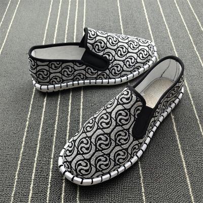 老北京布鞋男民族风休闲一脚蹬