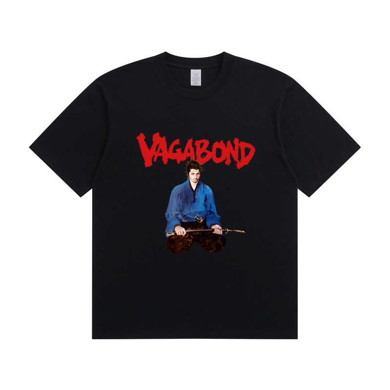 井上雄彦浪客行宫本武藏纯棉T恤