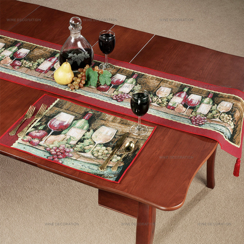 小众Chamvin红酒主题餐垫 葡萄酒活动西餐垫桌旗桌布酒窖会所使用,餐饮具,餐垫,淘宝优惠券,粉丝福利购,淘宝优惠卷