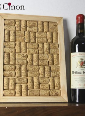 红酒塞框橡木塞画框酒窖酒店活动开业签名板签字板婚礼道具留言板