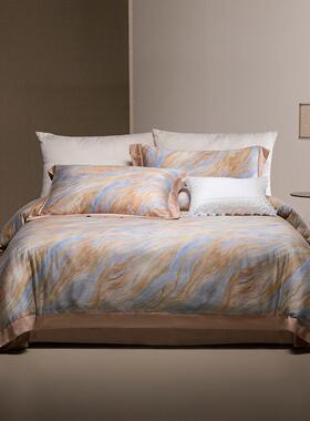 GIVERNY HOME四件套秋冬艾阳绒印花磨毛保暖发热床上套件床单款