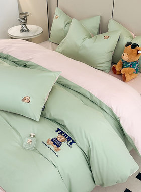 GIVERNY HOME&TEDDY ISLAND全棉新款全棉四件套床单被套床上用品