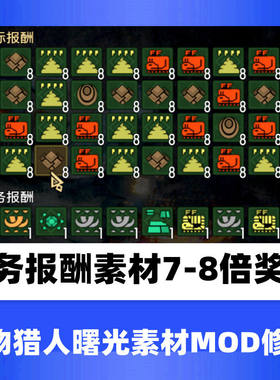 怪物猎人rise曙光MOD素材3-4倍
