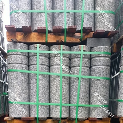 大理石止车石拦车柱墩挡车隔离桩