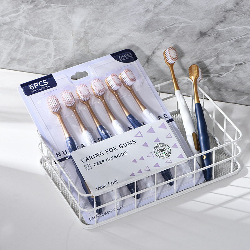 山姆同款牙刷 高级软毛牙刷 成人家用6支装宽头护龈牙刷 厂家直销,洗护清洁剂/卫生巾/纸/香薰,牙刷/口腔清洁工具,淘宝优惠券,粉丝福利购,淘宝优惠卷