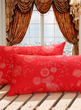 婚庆红色枕芯五星级酒店酒店枕芯枕头厂家批发护颈枕枕芯子喜庆