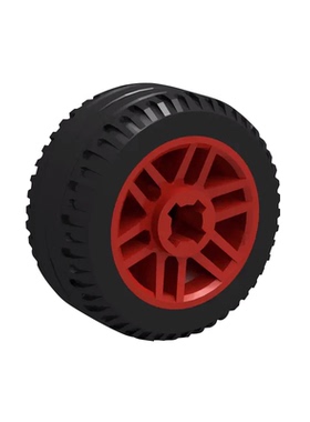 适用乐高11209小颗粒积木配件21x9.9mm轮子汽车轮胎11208车子轮毂