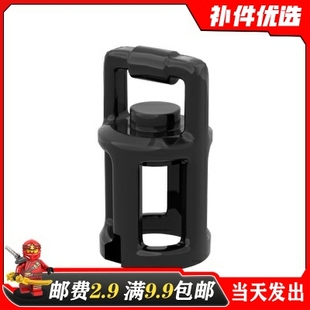 小颗粒拼插积木国产MOC 37776 适用乐高国产零配件人仔灯笼手提灯