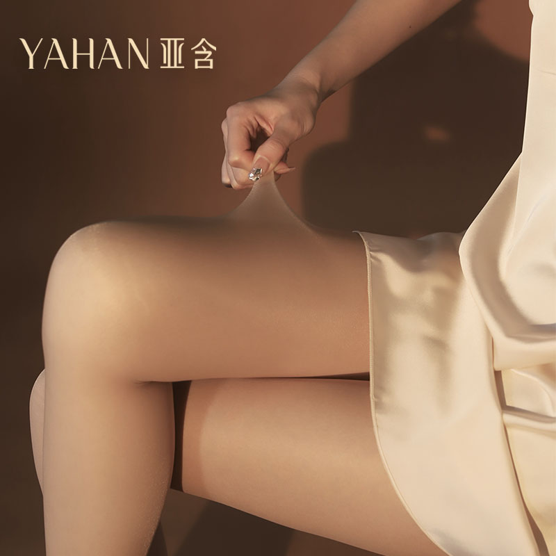 YAHAN 3D【通勤款】超薄丝袜JK黑丝脚尖加固自然均匀包芯丝