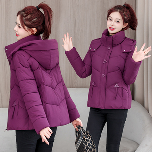 修身 妈妈棉服小个子冬装 棉袄女 羽绒棉衣女士外套2025秋冬新款 短款