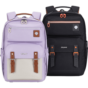 【中学生推荐】卡拉羊减负防下坠云朵书包轻便大容量男女双肩背包