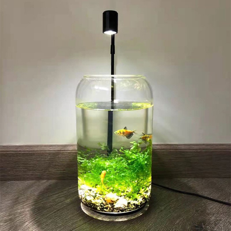 LED微景观灯白光亚克力生态瓶灯造景鱼缸灯水族 植物补光灯苔藓灯