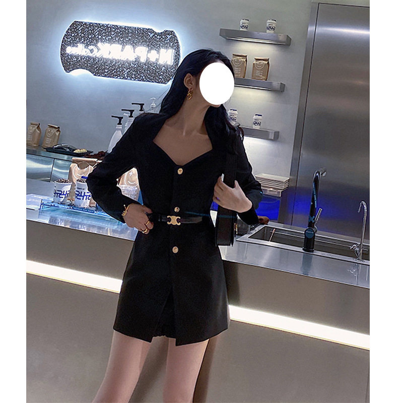 欧美名媛气质显瘦收腰复古法式休闲香港风小众设计高级感西装外套