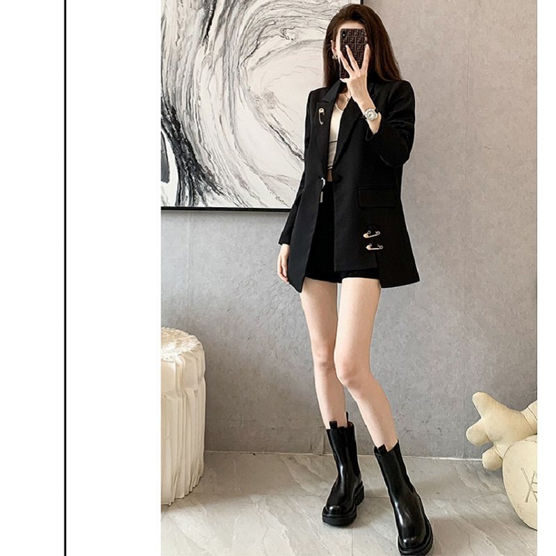 法式秋冬新款复古休闲炸街chic西装气质名媛小众设计高级感外套女