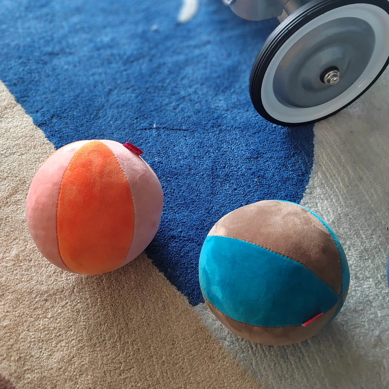 宝宝毛绒布球彩球学生玩具月子中心早托培训早教用品高档优质材料